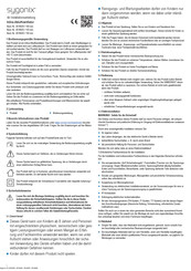 Sygonix 2616624 Installationsanleitung