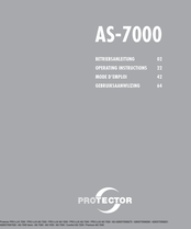 Protector AS-7040 Bedienungsanleitung