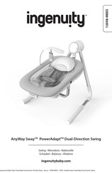 ingenuity AnyWay Sway PowerAdapt Dual-Direction Swing Handbuch