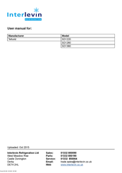 Tefcold SD1380 Benutzerhandbuch