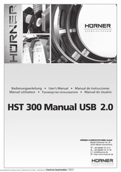 Hürner HST300 Junior Handbuch