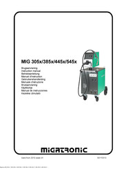 Migatronic MIG 305x C Bedienungsanleitung