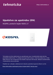 Kospel KDE5 Bedienungsanleitung