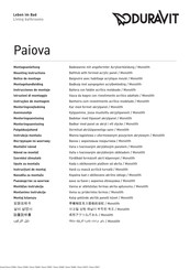 Duravit Paiova 700264 Montageanleitung