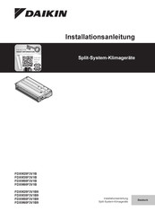Daikin FDXM50F3V1B Installationsanleitung