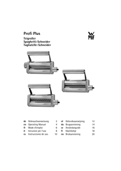WMF Profi Plus Gebrauchsanweisung