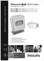 Philips WelcomeBell 300 AddMove DES 7010 RCA Anleitung
