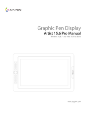 XP-PEN Artist 15.6 Pro Bedienungsanleitung