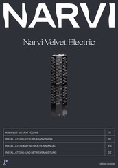 Narvi Velvet Electric Installations- Und Betriebsanleitung