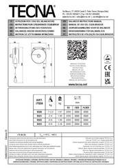TECNA 9321 Betriebsanleitung