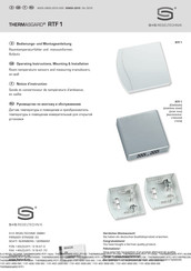 S+S REGELTECHNIK THERMASGARD RTF1 NI1000 Betriebs-, Montage- Und Installationsanleitung