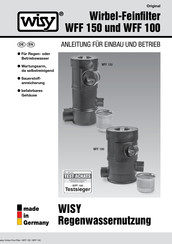 wisy Vortex-Fine-Filter Installations- Und Betriebs-Anleitung