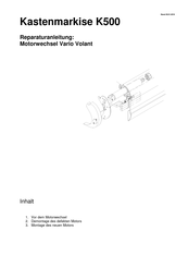 Varisol K500 Reparaturanleitung