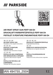 Parkside PDFP 500 D4 Originalbetriebsanleitung