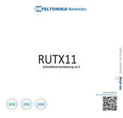 Teltonika RutX11 Schnellstartanleitung