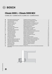 Bosch Climate 5000 L Installationsanleitung Für Die Fachkraft