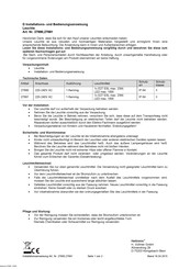 Heitronic 27690 Installations- Und Betriebs-Anleitung