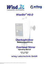 Witeg WiseStir HS-D Betriebsanleitung