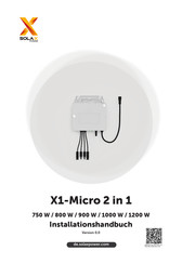 SolaX Power X1-Micro 800 Installationshandbuch