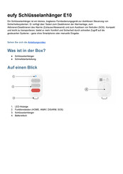 EUFY Smart Display E10 Kurzanleitung