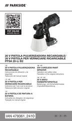 Parkside PFSA 20-Li B2 Bedienungs- Und Sicherheitshinweise Originalbetriebsanleitung
