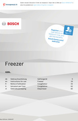 Bosch GSN Serie Gebrauchsanweisung
