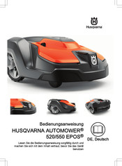 Husqvarna AUTOMOWER 550 EPOS Bedienungsanweisung