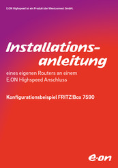 AVM FRITZ!Box 7590 Installationsanleitung