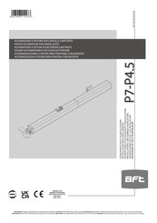 BFT P 4.5 Installations- Und Gebrauchsanleitung