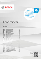 Bosch MultiPower MFWS609W Anwender-Informationen