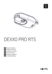 SOMFY DEXXO Pro 1000 RTS Installationsanleitung