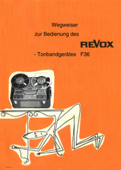 Revox F36 Wegweiser Zur Bedienung