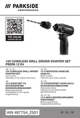 Parkside Performance HG12447 Bedienungsanleitung/Originalbetriebsanleitung