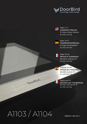Doorbird A1103 Installationsanleitung