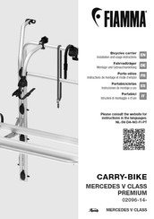 Fiamma Carry-Bike Montage- Und Gebrauchsanleitung