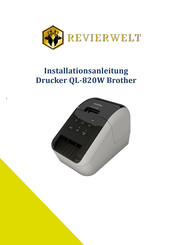 Brother QL-810W Installationsanleitung