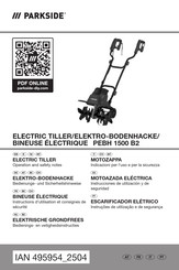 Parkside PEBH 1500 B2 Bedienungs- Und Sicherheitshinweise