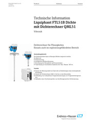 Endress+Hauser Liquiphant FTL51B Technische Information