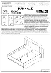 Forma Ideale SARDINIA 180 UP 01043 Montageanleitung