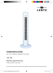 Lentz 80042 Bedienungsanleitung