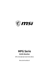 Msi MPG 341CQR QD-OLED X36 Benutzerhandbuch