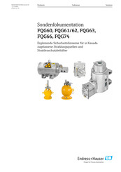Endress+Hauser FQG63 Bedienungsanleitung