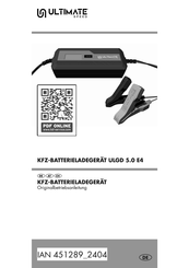 ULTIMATE SPEED ULGD 5.0 E4 Originalbetriebsanleitung