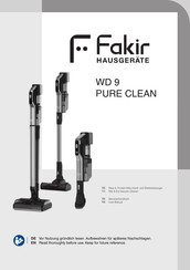 Fakir PURE CLEAN WD 9 Benutzerhandbuch