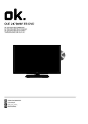 Ok. OLE 24750HV-TB DVD Gebrauchsanweisung