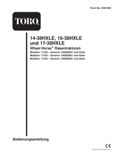 Toro 14-38HXLE Bedienungsanleitung