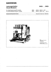 Siemens 3WE6-Serie Betriebsanleitung