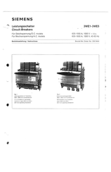 Siemens 3WE5 Betriebsanleitung