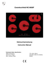 K&H NC-9608F Gebrauchsanweisung
