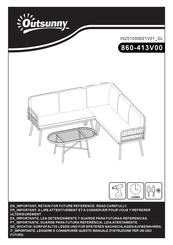Outsunny 860-413V00 Bedienungsanleitung